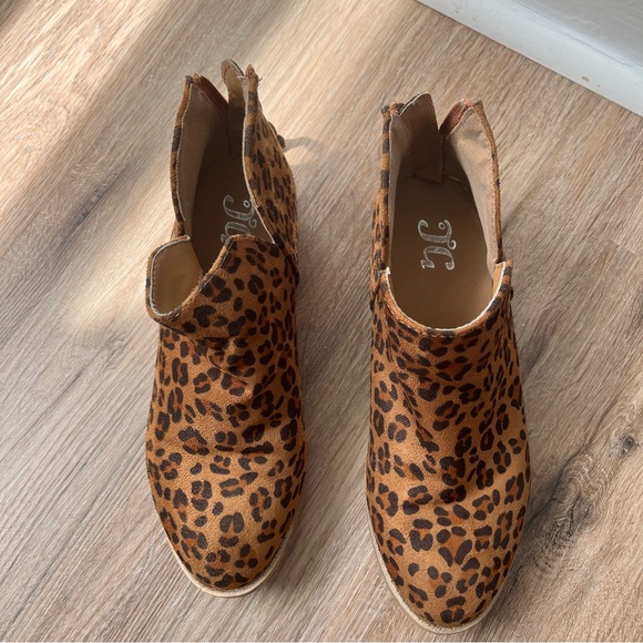 Leopard Print Ankle Boots - Picture 3 of 6